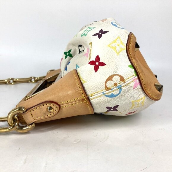 LOUIS VUITTON White Monogram Shoulder Bag - Picture 4 of 16